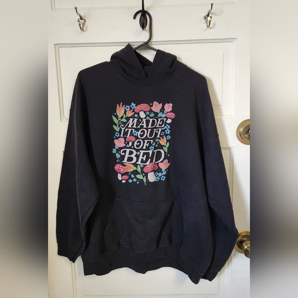 LookHUMAN Made It Out Of Bed Hoodie 2XL